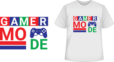 The Gaming T Shirt Design