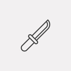 Dagger vector icon sign symbol