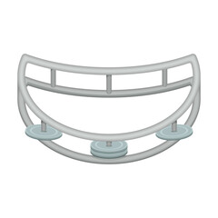 Tambourine vector cartoon icon. Vector illustration drum on white background. Isolated cartoon illustration icon of tambourine .