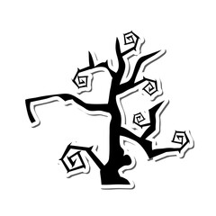  Gothic Tree Sticker