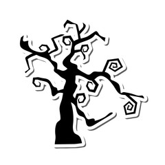  Gothic Tree Sticker