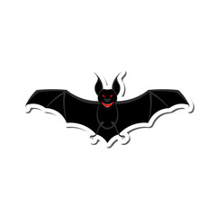 Flying Bat Sticker
