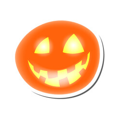 Halloween Pumpkin Sticker