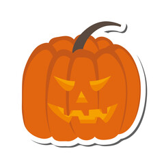 Halloween Pumpkin Sticker