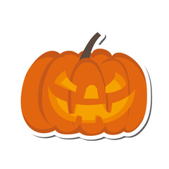 Halloween Pumpkin Sticker