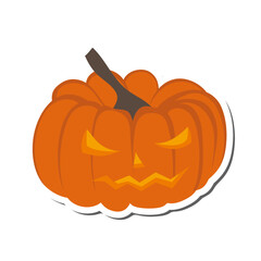 Halloween Pumpkin Sticker
