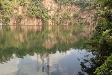 reflection in the water