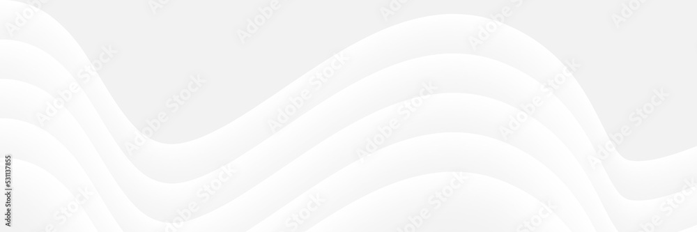 Poster minimal abstract geometric white color background creative silver landing page gradient design vecto