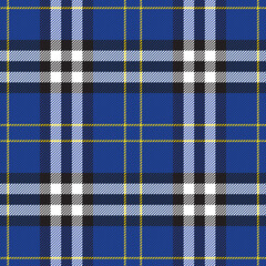 Traditional Scottish checkered plaid ornament. Vintage tartan texture seamless pattern. Coloured geometric intersecting striped vector illustration. Seamless fabric texture.