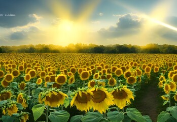 Fototapeta premium Beautifull nature illustrations