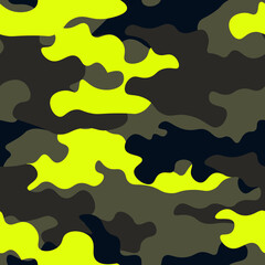 
Texture military camouflage seamless pattern. Abstract army and hunting camouflage ornament.