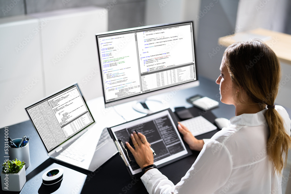 Poster Web Developer Programming Software Code