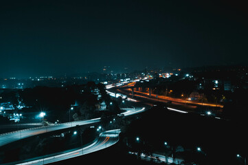 night traffic at night