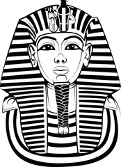 King Pharaoh Tutankhamun King Tut Pharaoh Ancient Egyptian Acrylic Block