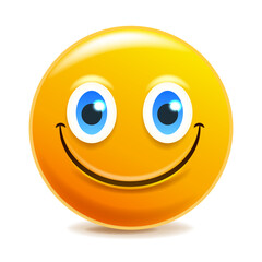 Emoticon pointing at himself with both hands.