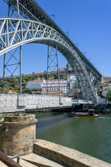 The Luis I Bridge across Douro River in Porto
