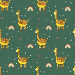 seamless pattern with birds