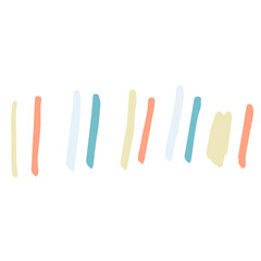 Abstract hand draw element in doodle style