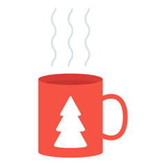 mug christmas isolated illustration
