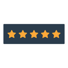 star review rating illustration icon