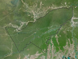 Pando, Bolivia. High-res satellite. No legend