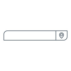 search bar icon line