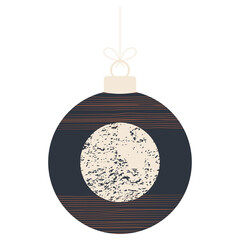 christmas bauble ball boho style