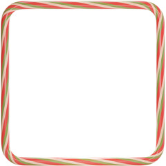 Candy Cane Border Frame