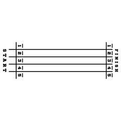 run track isolated icon