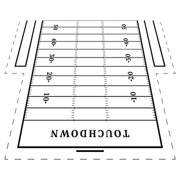 Nfl Football Field Dimensions Diagram