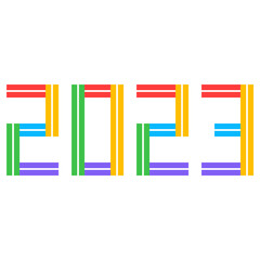 happy new year 2023 logo