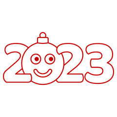 happy new year 2023 logo