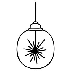 Fototapeta premium retro light bulb