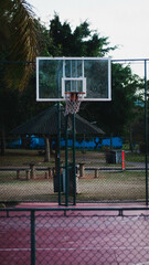 basketball hoop and net