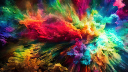 Explosion de fond abstrait couleur  1