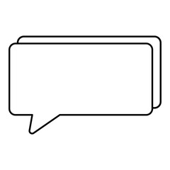 chat speech bubble icon