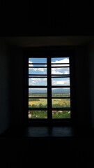 view from the castle window