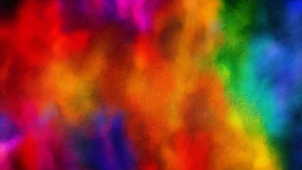 Papier Peint photo Mélange de couleurs Explosion of color abstract background  8