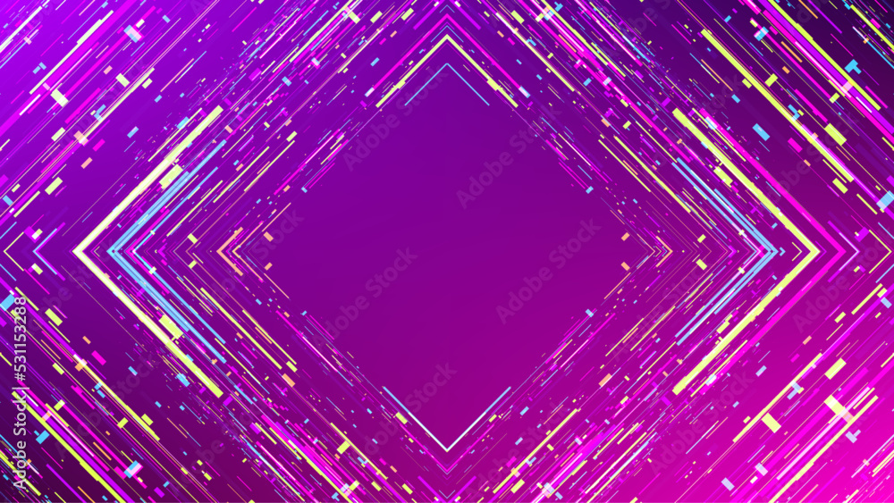 Aufkleber abstract technology concept background. geometric pattern. vector illustration. glitch error effect.