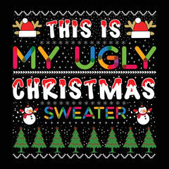 Christmas t shirt design vector