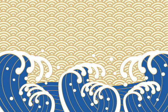 金背景 青海波images Browse 7 Stock Photos Vectors And Video Adobe Stock