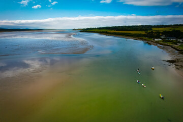 Cefni Estuary view from Malltraeth, Anglesey, Wales.