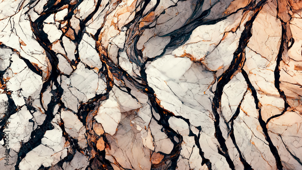 Poster white marble texture abstract background pattern with high resolution.