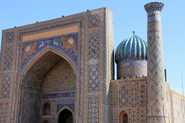 サマルカンドのシェル・ドル・マドラサ、