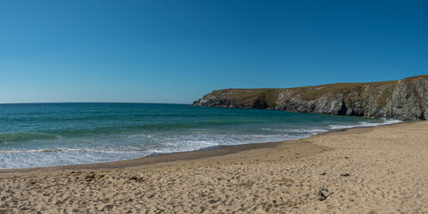 Beautiful beach in Cornwall