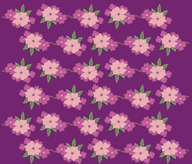 seamless pattern with flowers