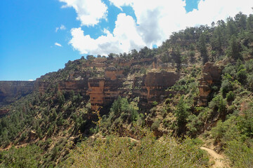 Fototapeta na wymiar Bright Angel Trail, Grand Canyon National Park, Arizona, USA 