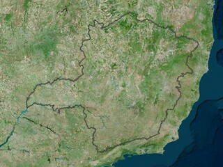 Minas Gerais, Brazil. High-res satellite. No legend