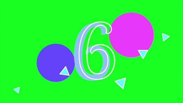 4K green screen video countdown numbers from 10 to 1 ,animation countdown. 
Simple motion graphic for intro or opening. 
You can use it on your stock video footage .