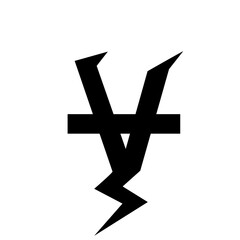 Obraz premium Thunder storm font design, alphabet leters vector illustration, Alphabet style, Alphabet Fonts, Thunder flash Storm,